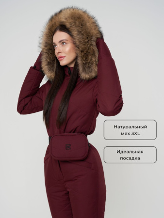 Комбинезон женский зимний LUXE Bordo